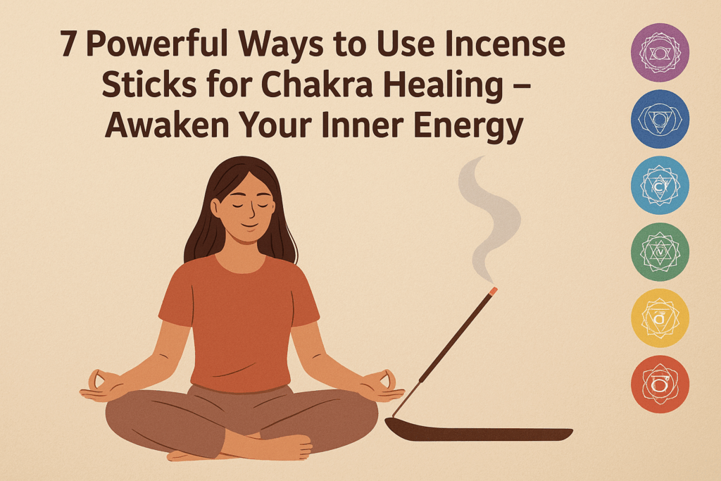 7 Powerful Ways to Use Incense Sticks for Chakra Healing