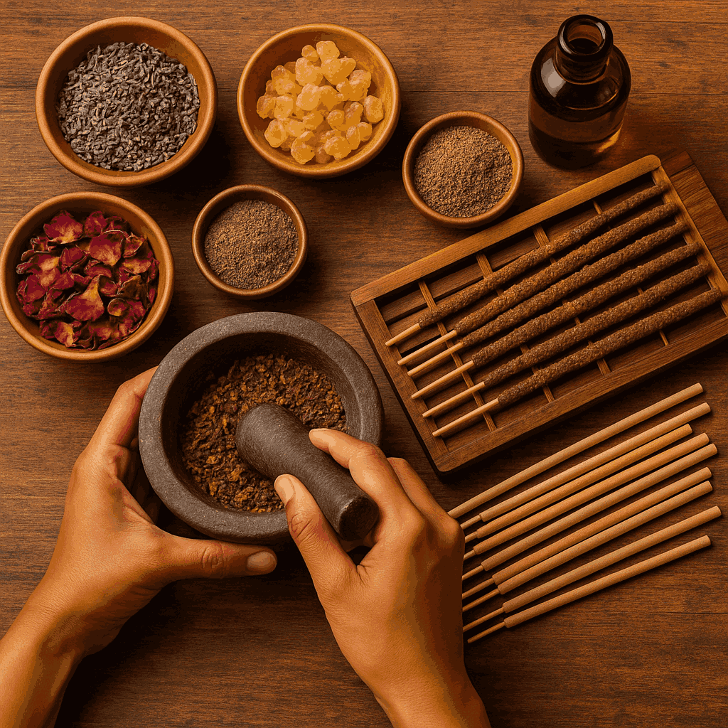 How to Make Your Own Natural Incense Sticks at Home