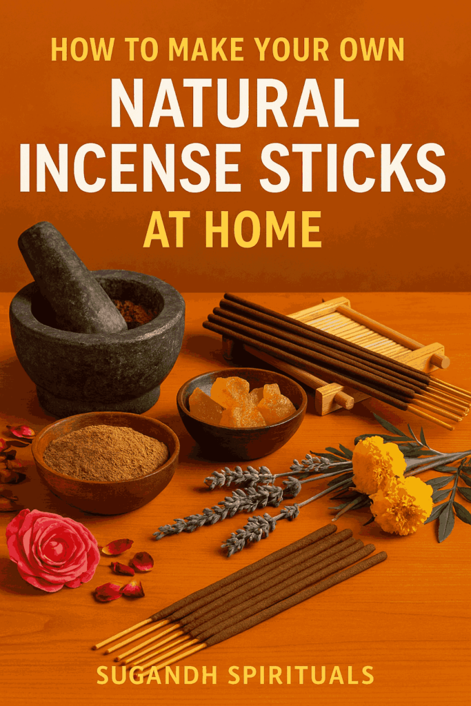 How to Make Your Own Natural Incense Sticks at Home